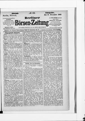 Berliner Börsen-Zeitung vom 12.12.1883