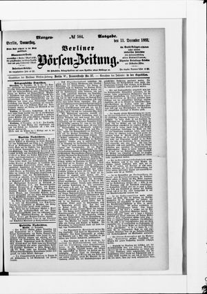 Berliner Börsen-Zeitung vom 13.12.1883