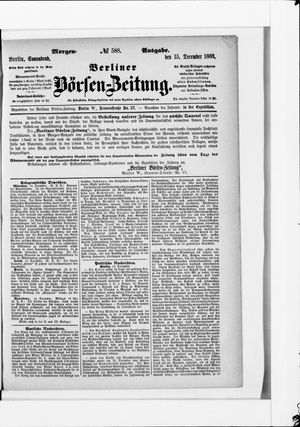 Berliner Börsen-Zeitung on Dec 15, 1883