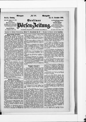 Berliner Börsen-Zeitung on Dec 16, 1883