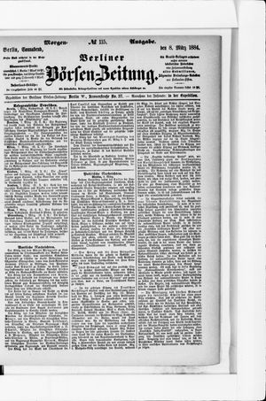 Berliner Börsen-Zeitung vom 08.03.1884