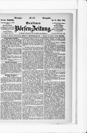 Berliner Börsen-Zeitung vom 13.03.1884