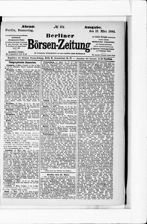 Berliner Börsen-Zeitung vom 13.03.1884