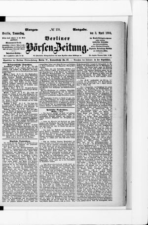 Berliner Börsen-Zeitung vom 03.04.1884