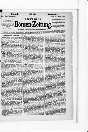Berliner Börsen-Zeitung vom 03.06.1884