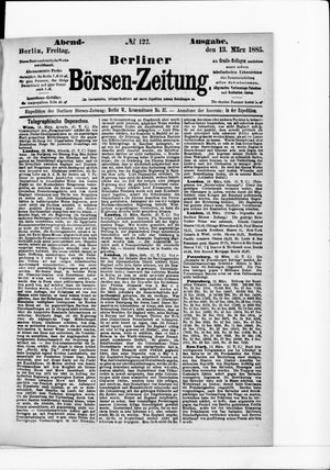 Berliner Börsen-Zeitung vom 13.03.1885