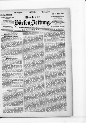 Berliner Börsen-Zeitung vom 06.05.1885