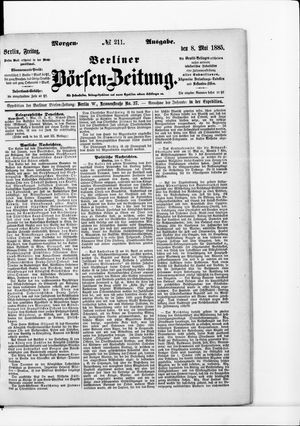 Berliner Börsen-Zeitung vom 07.05.1885