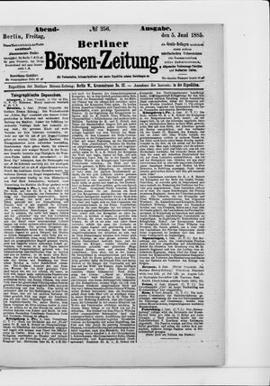Berliner Börsen-Zeitung vom 05.06.1885