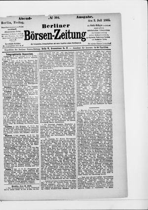 Berliner Börsen-Zeitung vom 03.07.1885