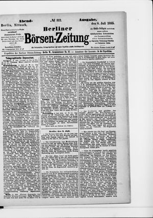 Berliner Börsen-Zeitung vom 08.07.1885
