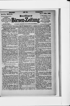 Berliner Börsen-Zeitung on Mar 3, 1886