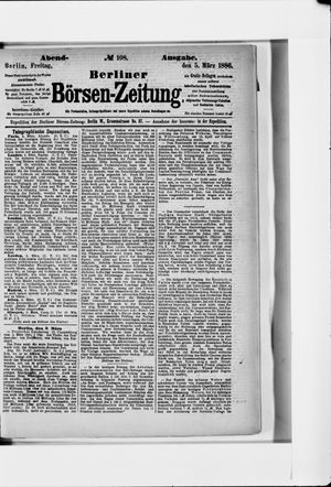 Berliner Börsen-Zeitung vom 05.03.1886