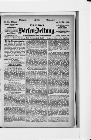 Berliner Börsen-Zeitung vom 10.03.1886
