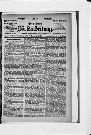 Berliner Börsen-Zeitung vom 13.03.1886
