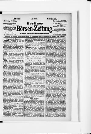 Berliner Börsen-Zeitung on Jun 4, 1886