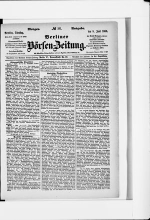 Berliner Börsen-Zeitung vom 08.06.1886