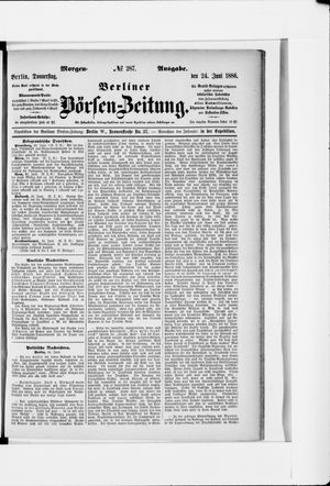 Berliner Börsen-Zeitung on Jun 24, 1886