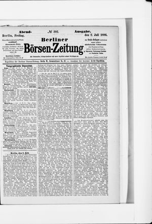 Berliner Börsen-Zeitung vom 02.07.1886