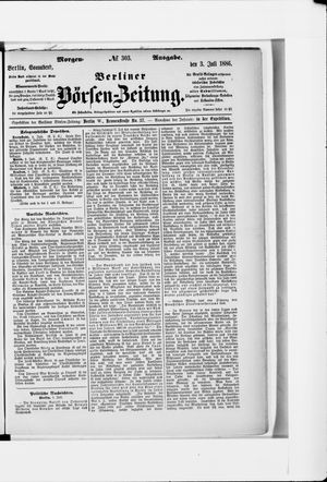 Berliner Börsen-Zeitung on Jul 3, 1886