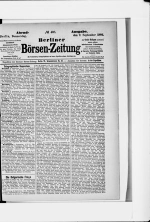 Berliner Börsen-Zeitung vom 02.09.1886