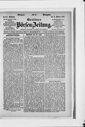 Berliner Börsen-Zeitung on Feb 9, 1887