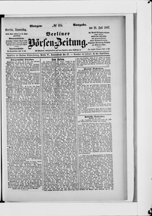 Berliner Börsen-Zeitung vom 21.07.1887