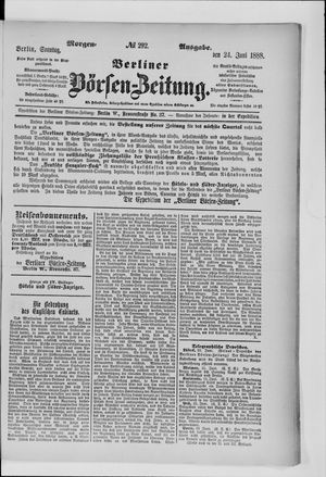 Berliner Börsen-Zeitung on Jun 24, 1888