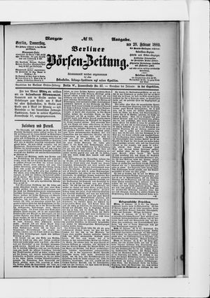 Berliner Börsen-Zeitung vom 28.02.1889