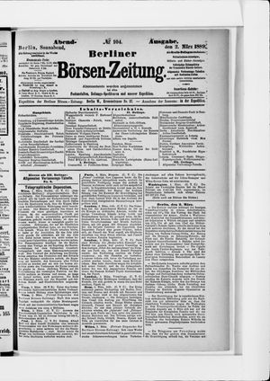 Berliner Börsen-Zeitung vom 02.03.1889