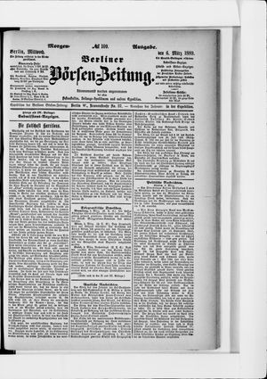 Berliner Börsen-Zeitung vom 06.03.1889