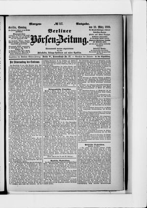 Berliner Börsen-Zeitung vom 10.03.1889