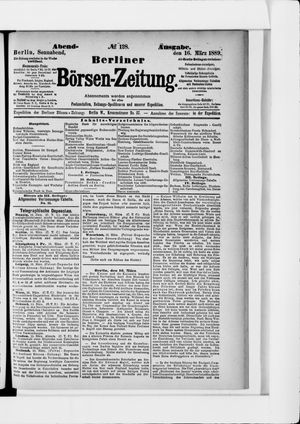 Berliner Börsen-Zeitung vom 16.03.1889