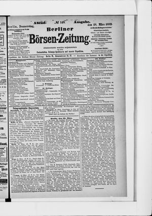 Berliner Börsen-Zeitung vom 28.03.1889