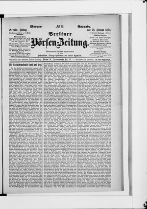 Berliner Börsen-Zeitung vom 28.02.1890