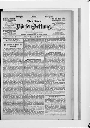 Berliner Börsen-Zeitung on Mar 12, 1890