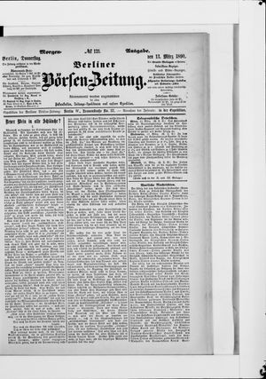 Berliner Börsen-Zeitung on Mar 13, 1890