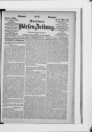Berliner Börsen-Zeitung vom 21.03.1890