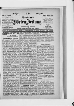Berliner Börsen-Zeitung on Apr 4, 1890