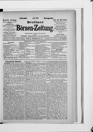 Berliner Börsen-Zeitung vom 23.05.1890