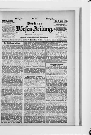 Berliner Börsen-Zeitung vom 04.07.1890
