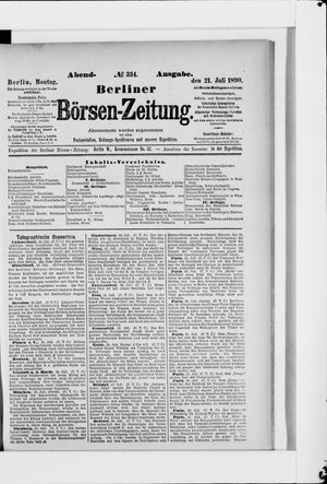 Berliner Börsen-Zeitung vom 21.07.1890