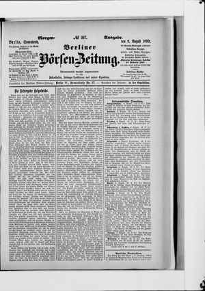 Berliner Börsen-Zeitung vom 09.08.1890