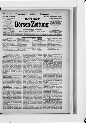 Berliner Börsen-Zeitung vom 12.09.1890