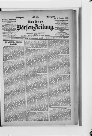 Berliner Börsen-Zeitung vom 04.10.1890
