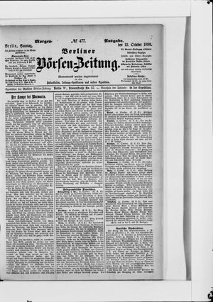 Berliner Börsen-Zeitung vom 12.10.1890