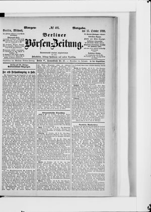 Berliner Börsen-Zeitung vom 14.10.1890