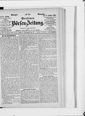 Berliner Börsen-Zeitung vom 17.10.1890
