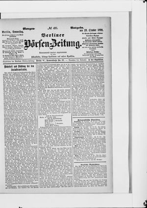 Berliner Börsen-Zeitung vom 23.10.1890