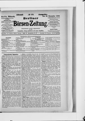 Berliner Börsen-Zeitung vom 10.12.1890